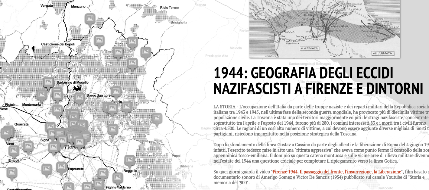 A 71 anni dalla Liberazione la mappa con gli eccidi nazifascisti a Firenze e dintorni