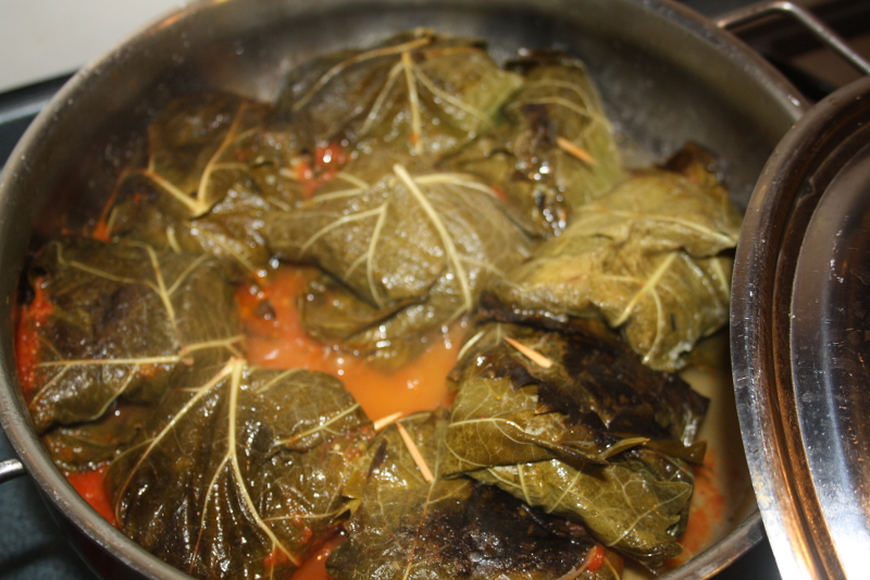 Dolmas Foglie di vite ripiene