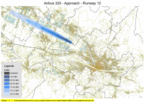 Curve rumore atterraggio pista 12. pag 203