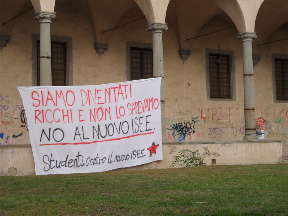 Nuovo Isee penalizza gli studenti più poveri: a Firenze parte la mobilitazione