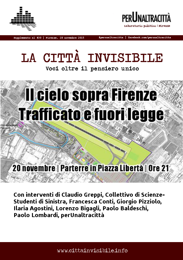 DOSSIER AEROPORTO - Il cielo sopra Firenze. Trafficato e fuori legge