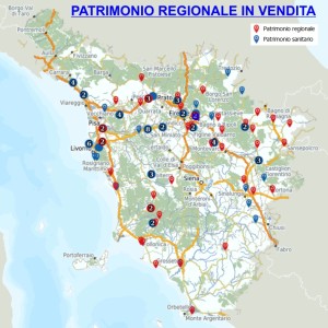 Mappa beni in vendita