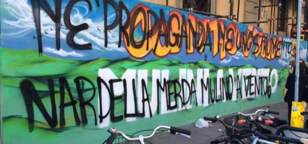 Al Capponi studenti coprono il loro murale: né propaganda, né strumento di Nardella