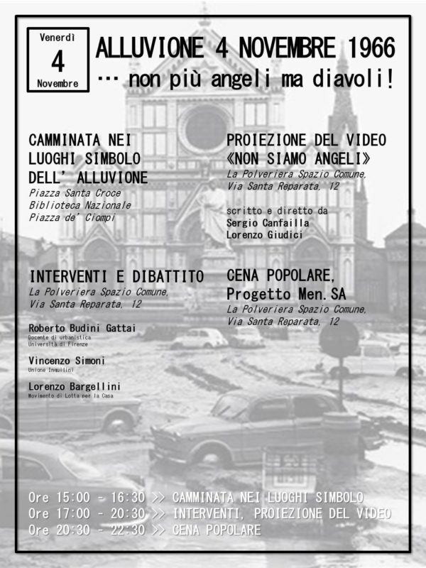 4 Novembre 1966 - 4 Novembre 2016: 50 anni "controcorrente". Evento