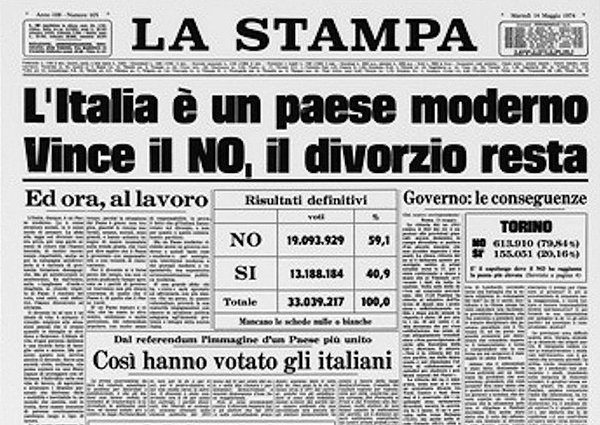 Referendum: i NO che hanno riformato, e reso meno incivile, l'Italia