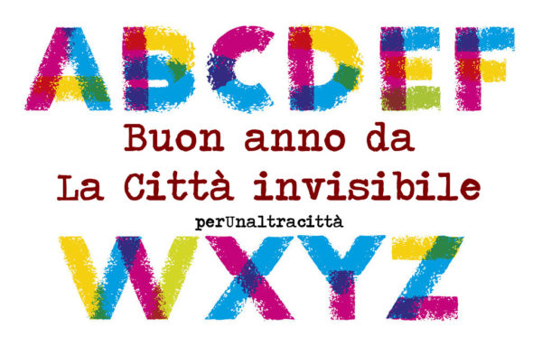 L'Alfabeto perUnaltracittà per ben cominciare il 2017