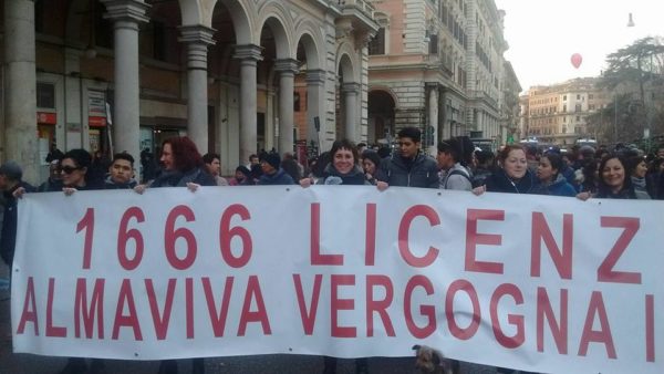Almaviva: il coraggio di rompere il ricatto