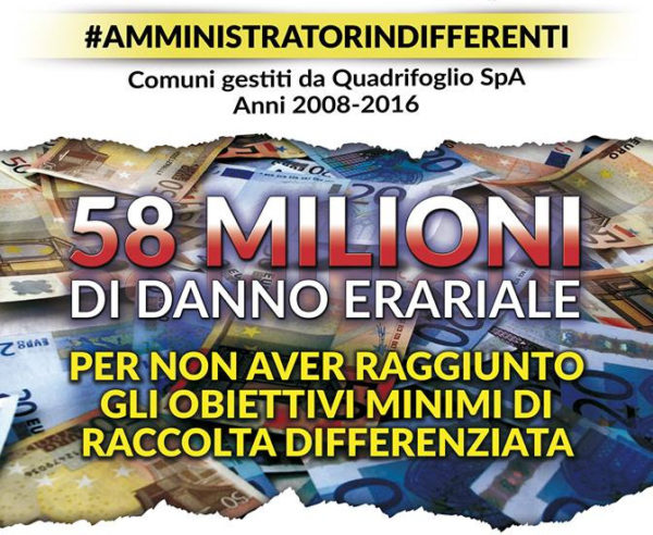 Rifiuti a Firenze: 58 milioni di danno erariale. La denuncia dei movimenti NoInc alla Procura