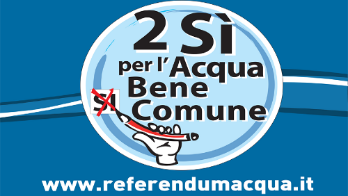 Referendum per l'acqua bene comune: se 7 anni vi sembran pochi!