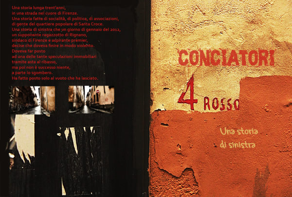 Via dei Conciatori 4 rosso a Firenze: una storia di sinistra. Il 4 ottobre allo Spazio InKiostro