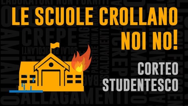 Le scuole crollano, noi no. Corteo studentesco a Firenze