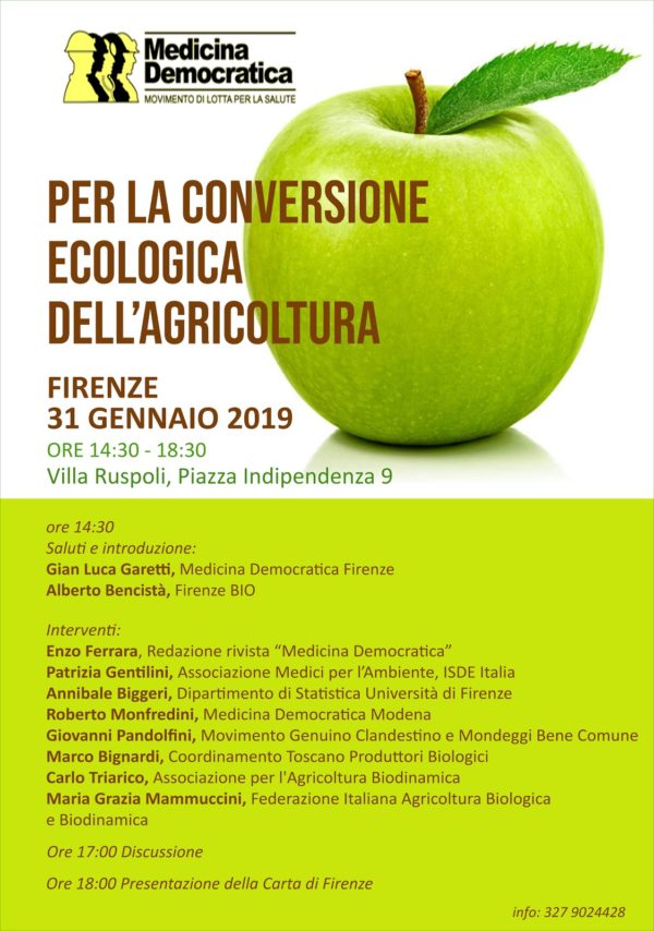 Conversione ecologica dell’agricoltura: due convegni in Toscana