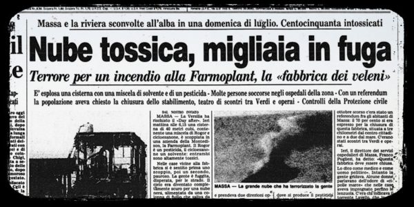 Farmoplant di Massa, la “Bhopal” italiana che continua a vomitare veleni nelle falde