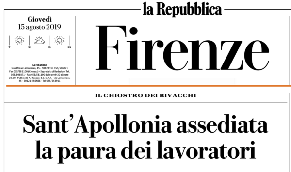 "Cara Repubblica...", la Polveriera scrive alla redazione del giornale fiorentino