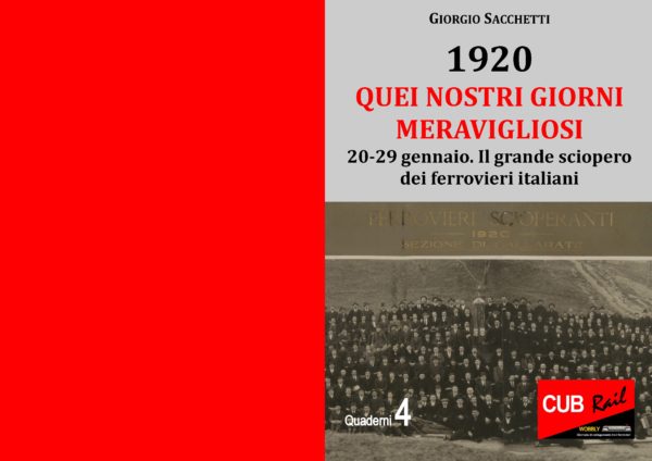 Gennaio 1920: il grande sciopero dei ferrovieri italiani