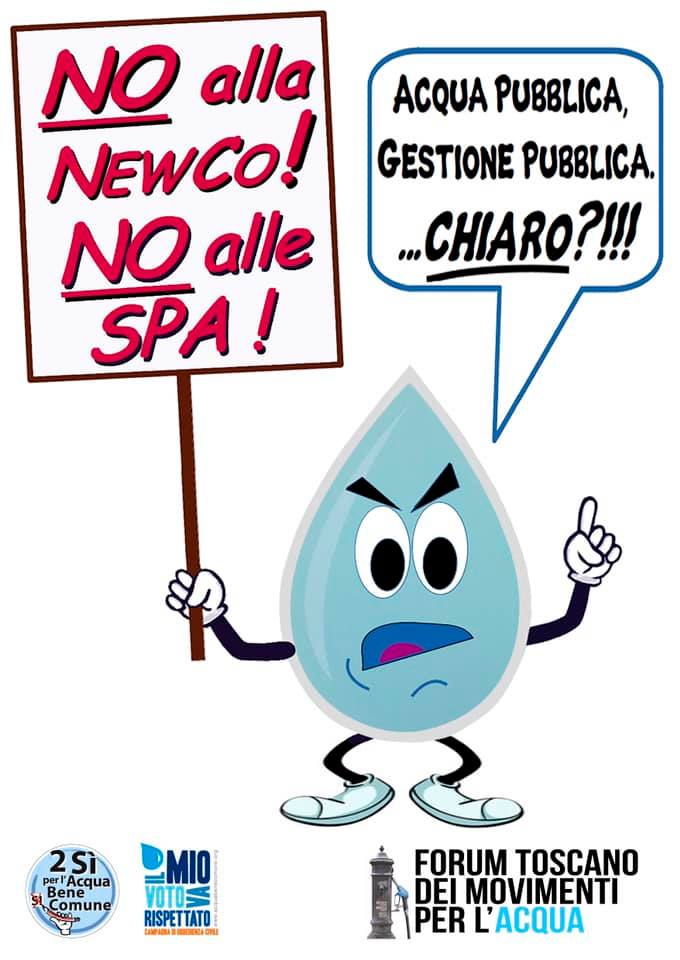 NewCo dell'Acqua: il nuovo capitalismo dei Sindaci!