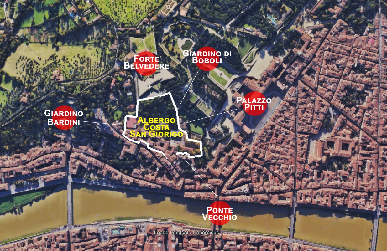 Costa San Giorgio a Firenze: i vandali in casa