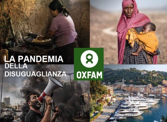 Oxfam, la pandemia ha fatto esplodere le disuguaglianze