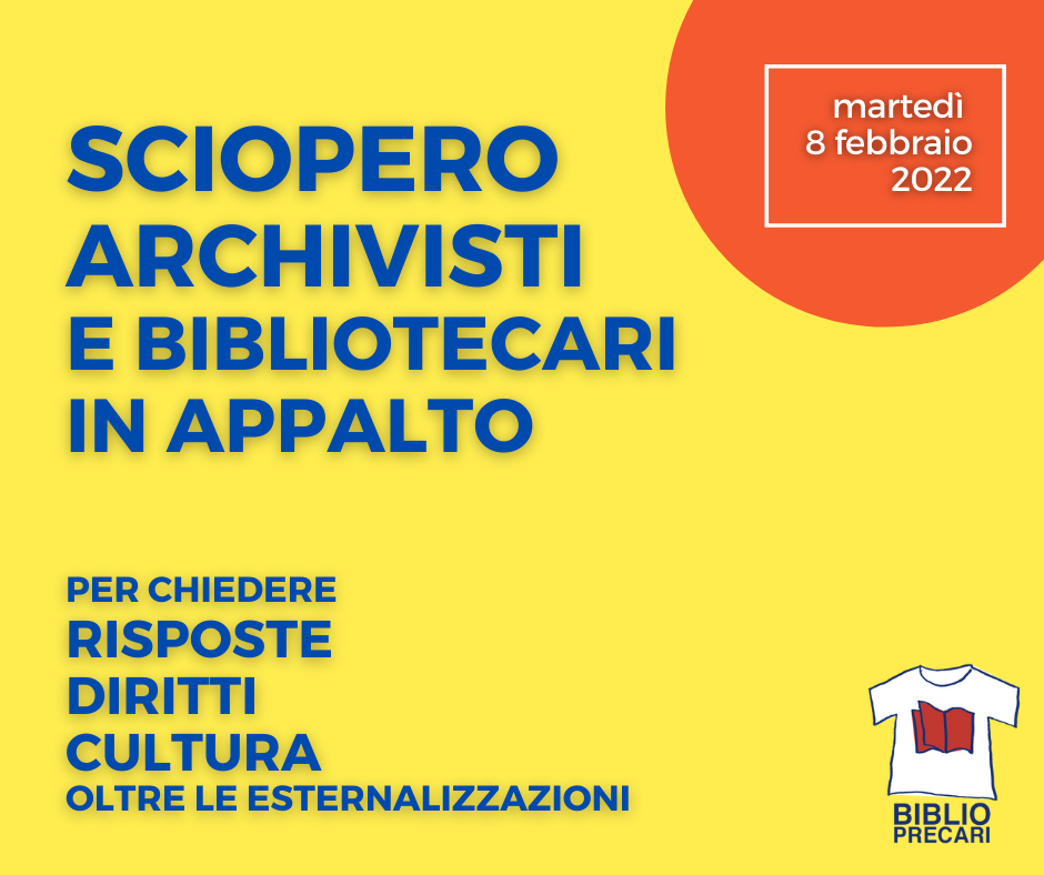 Sciopero in biblioteca, i precari incrociano le braccia