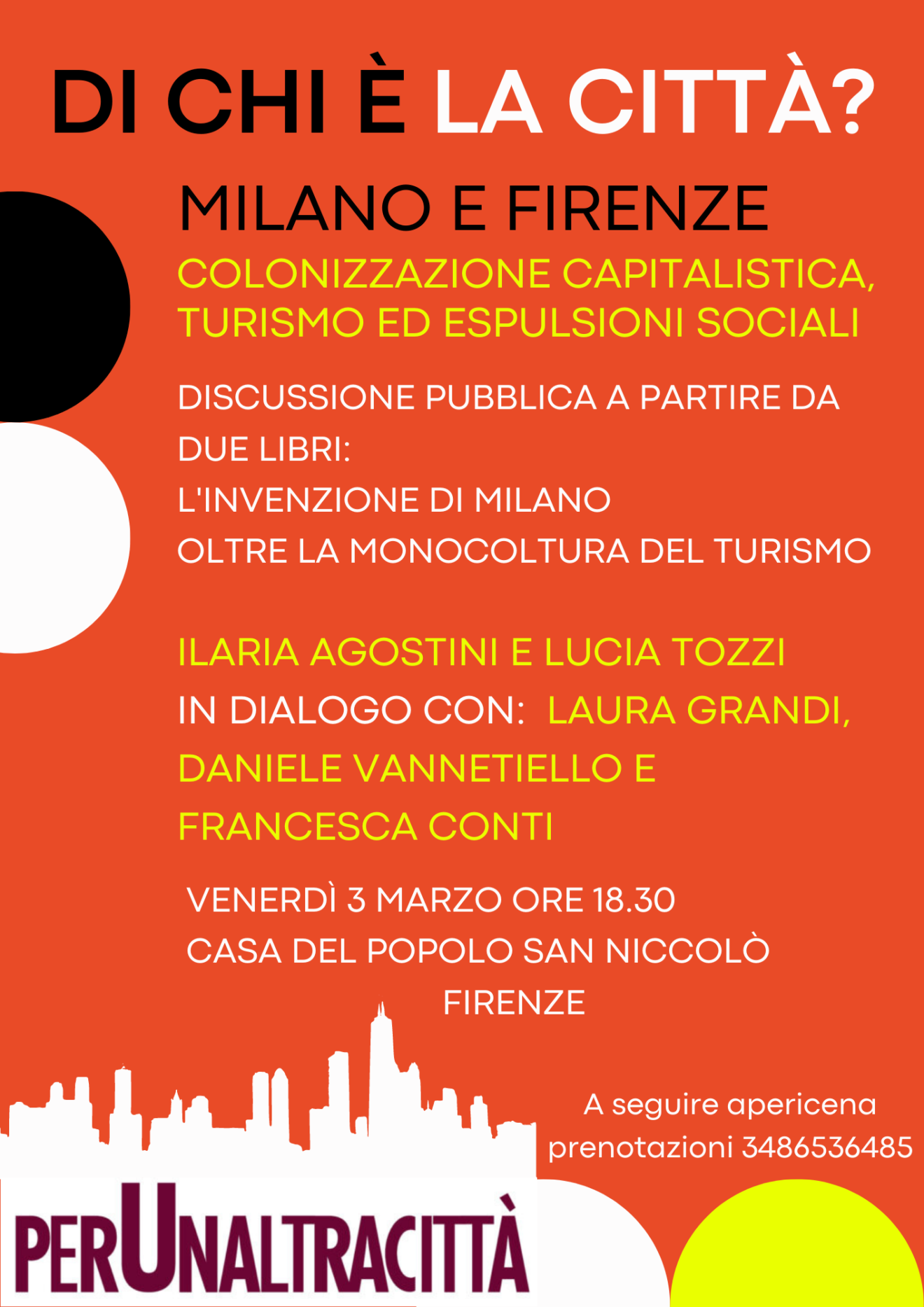 Di chi è la città? Milano e Firenze. Colonizzazione capitalistica, turismo ed espulsioni sociali