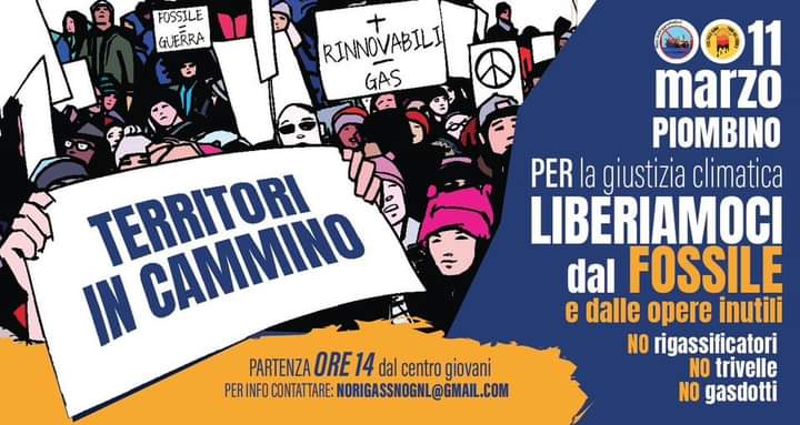 Piombino verso la manifestazione nazionale dell'11 marzo 2023