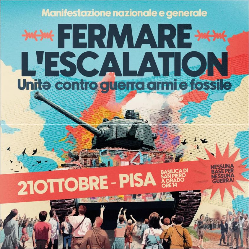 21 ottobre Fermare l'escalation