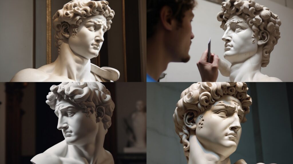 Immagine che contiene museo, Viso umano, arte, edificio Descrizione generata automaticamente