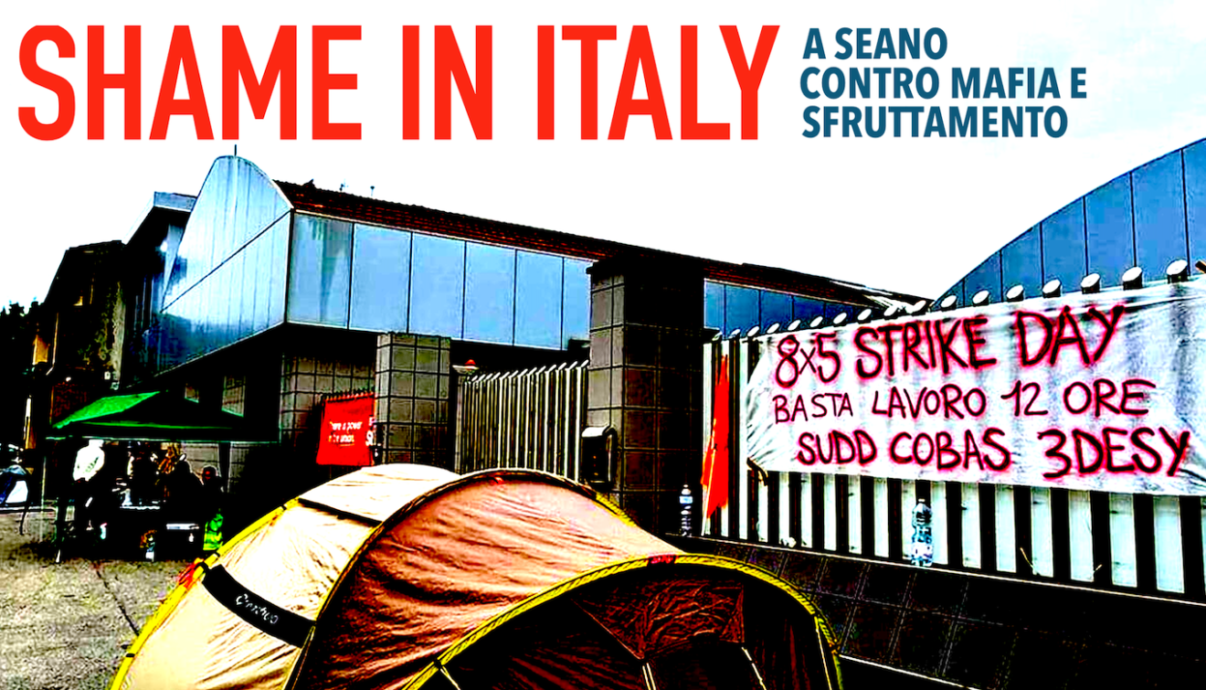 Shame in Italy. Domenica 13 ottobre a Seano contro mafia e sfruttamento