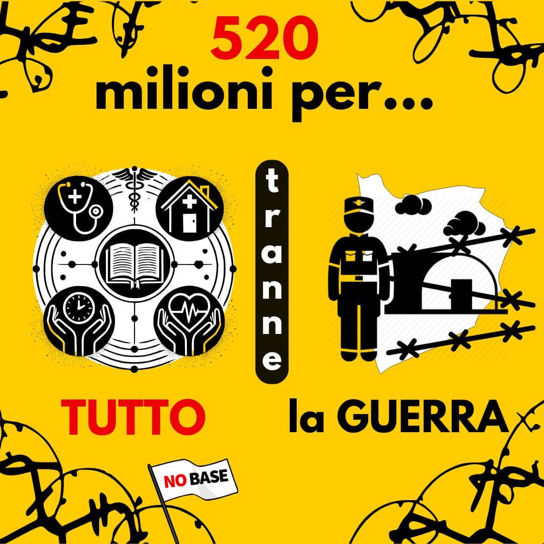 520 Milioni per … Tranne la Guerra